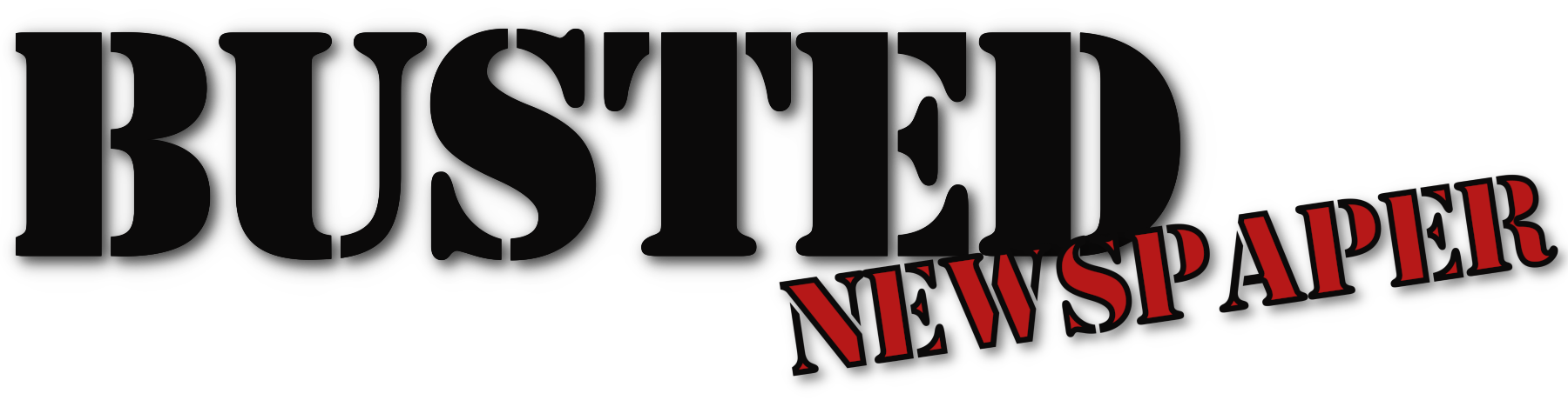 BUSTED NEWSPAPER